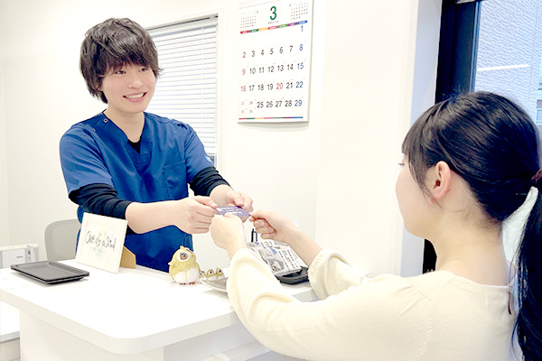 予約優先でスムーズなご案内